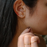 Beau Heart Hoop Earrings