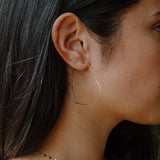 Beau Heart Hoop Earrings