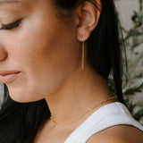 Everly Lux Paperclip Backdrop Earrings