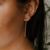 Everly Lux Paperclip Backdrop Earrings