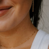 Everly Lux Paperclip Chain Necklace
