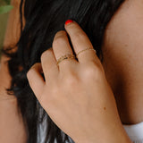Paige Paperclip Chain Stacking Ring