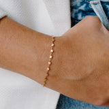 Sol Mini Sunburst Paperclip Bracelet
