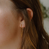 Sol Mini Sunburst Chain Earrings
