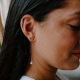 Vera Larimar Threader Earrings