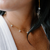 Vera Larimar Threader Earrings