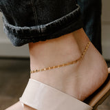 Sol Bold Sunburst Chain Anklet