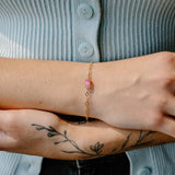 Opaline Rainbow Moonstone Bracelet