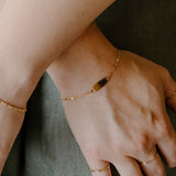 Personalized Curved Bar Bracelet