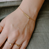 Personalized Flat Bar Bracelet