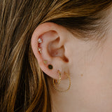 Celine Statement Hoop & Huggie Earrings