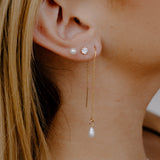 Eden Pearl Threader Earrings