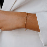 Luna Moon Bar Chain Bracelet
