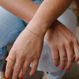 Esme Sculpted Bar Chain Bracelet