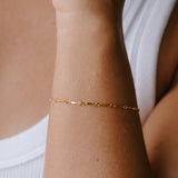 Esme Sculpted Bar Chain Bracelet
