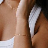 Esme Sculpted Bar Chain Bracelet