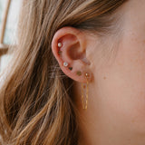 Arden Box Chain Earrings