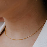 Elle Flat Bar Chain Necklace