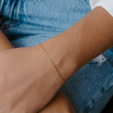 Elle Flat Bar Chain Bracelet