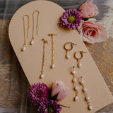 Eden Pearl Threader Earrings