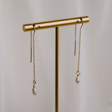 Eden Pearl Threader Earrings