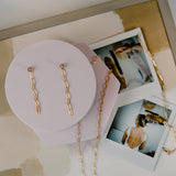 Paige Paperclip Backdrop Earrings