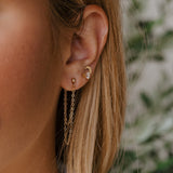 Double Loop Chain Earrings
