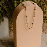 Ellie Black Enamel Bracelet