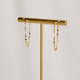 Sol Mini Sunburst Chain Earrings