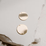 Personalized Medium Round Disc Necklace