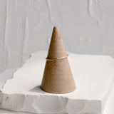 Isla Solitaire Stacking Ring