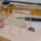 Everly Lux Paperclip Anklet