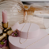 Ellie White Enamel Necklace