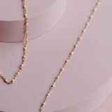 Ellie White Enamel Bracelet