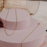 Ellie White Enamel Bracelet