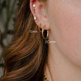 Celine Statement Hoop & Huggie Earrings