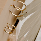 Celine Statement Hoop & Huggie Earrings