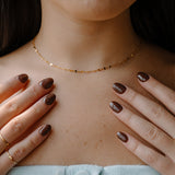 Zara Mirror Paperclip Chain Necklace