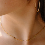 Zara Mirror Paperclip Chain Necklace