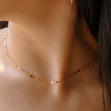 Zara Mirror Paperclip Chain Necklace