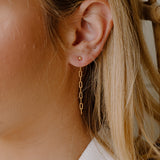 Paige Paperclip Backdrop Earrings