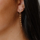 Lumi Double Mirror Backdrop Earrings