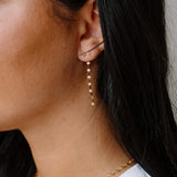 Lumi Double Mirror Backdrop Earrings