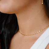 Lumi Double Mirror Chain Necklace
