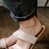 Sol Bold Sunburst Chain Anklet