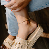 Zara Bold Mirror Chain Anklet