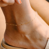 Everly Lux Paperclip Anklet
