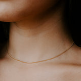 Ivy Dainty Cable Chain Necklace
