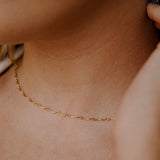 Luna Moon Bar Chain Necklace