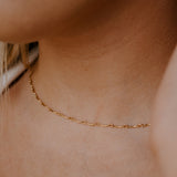 Luna Moon Bar Chain Necklace
